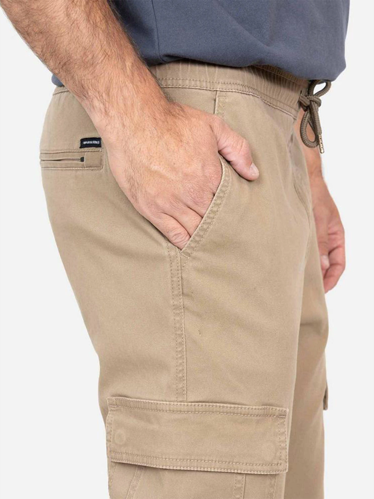 PANTALÓN JOGGER ALGODÓN HOMBRE MAUI AND SONS 5N255 LISO - 3