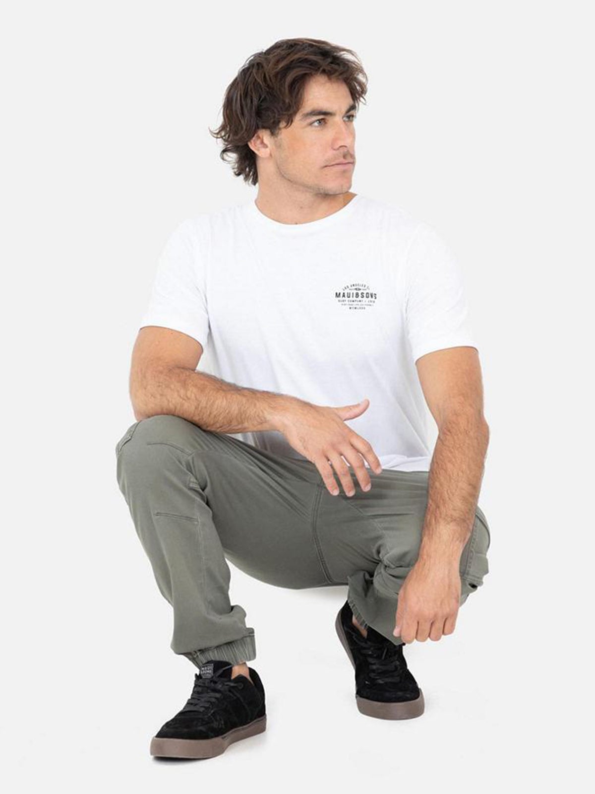 PANTALÓN JOGGER ALGODÓN HOMBRE MAUI AND SONS 5N255 LISO - 4