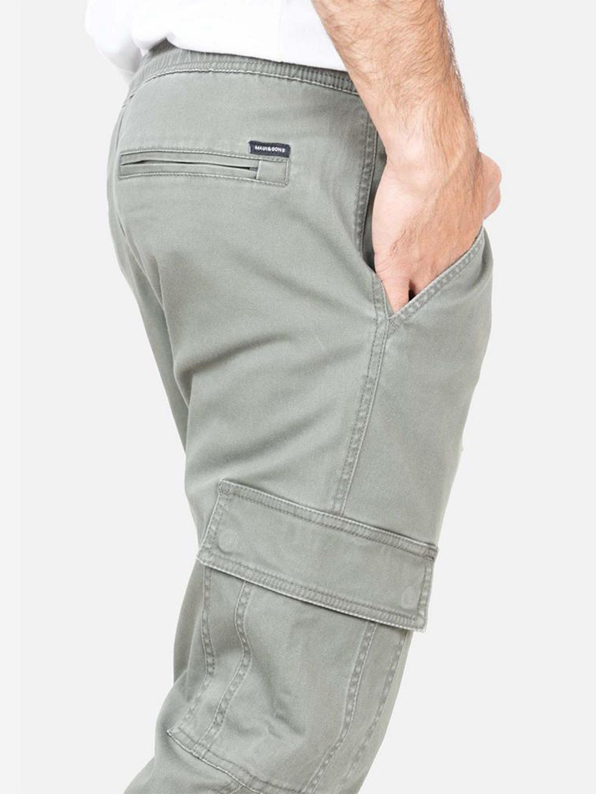 PANTALÓN JOGGER ALGODÓN HOMBRE MAUI AND SONS 5N255 LISO - 3