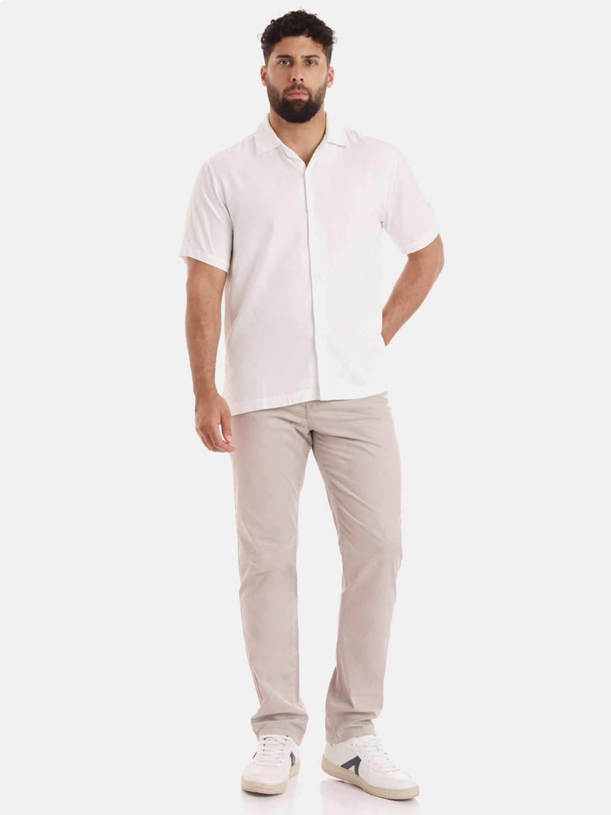 PANTALÓN ALGODÓN REGULAR FIT HOMBRE METAL JEANS DANIEL - 1
