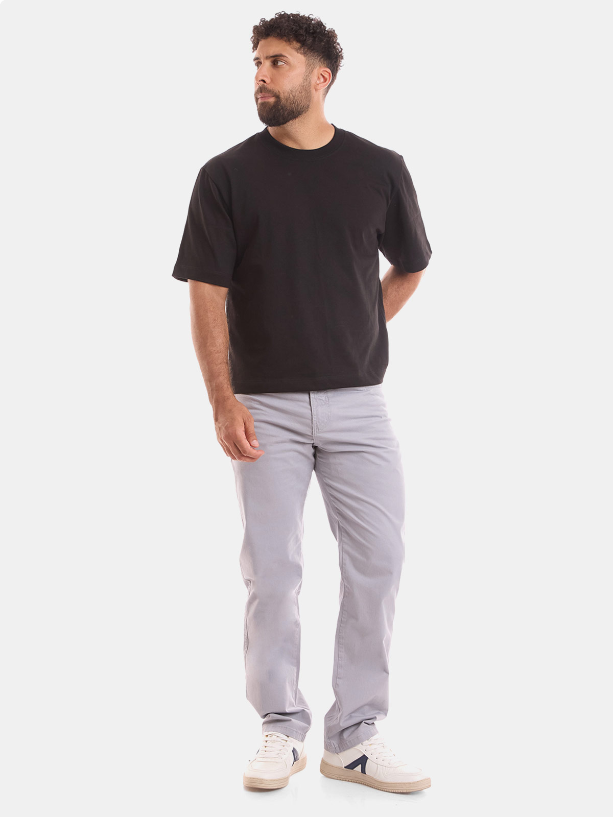 PANTALÓN ALGODÓN REGULAR FIT HOMBRE METAL JEANS DANIEL - 1