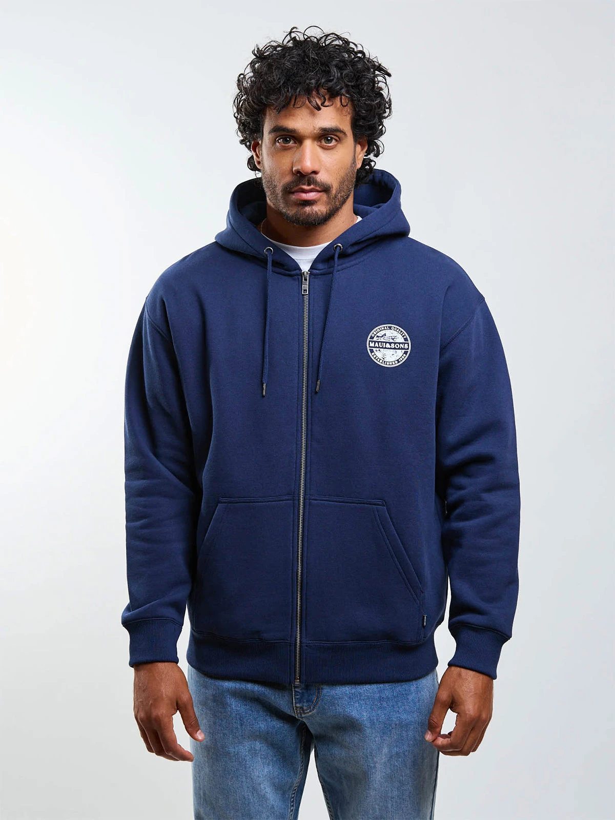 POLERA HOMBRE MAUI AND SONS FULL ZIPPER - 1