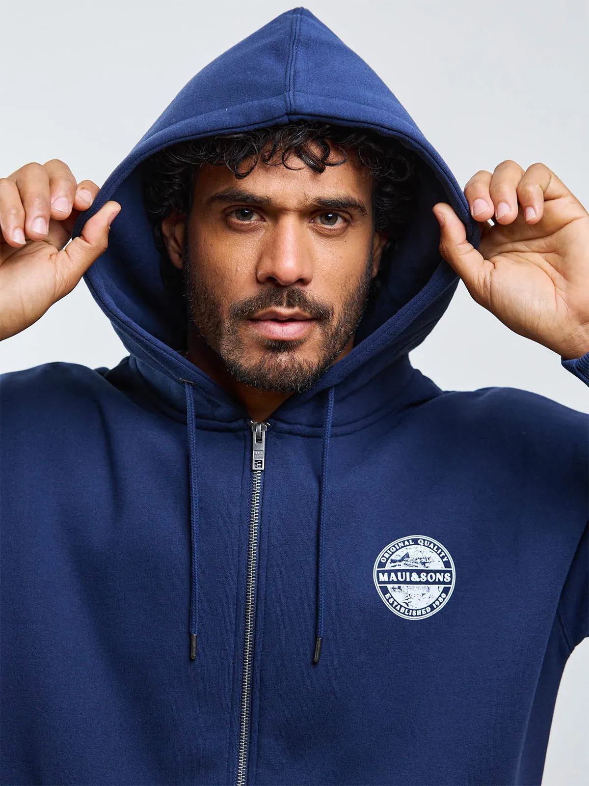 POLERA HOMBRE MAUI AND SONS FULL ZIPPER - 4