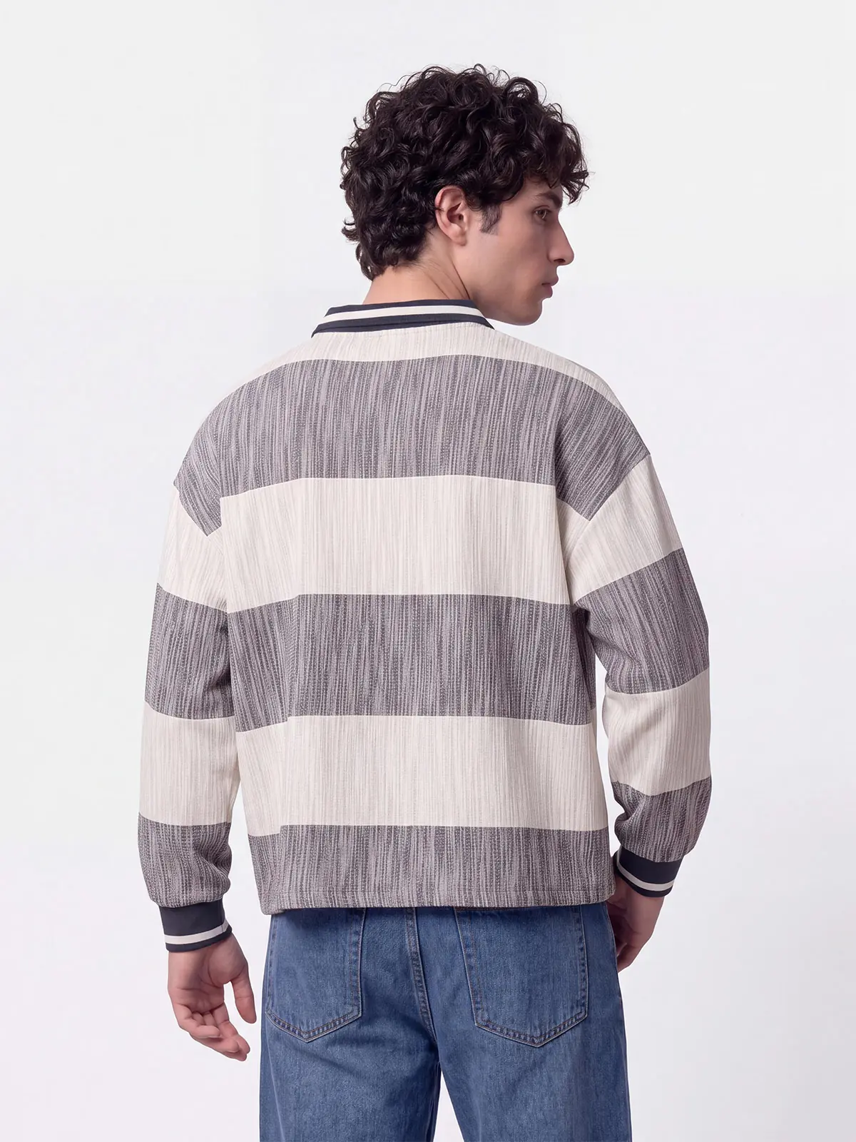 POLERA HOMBRE INDEX GRIS OVERSIZE - 2