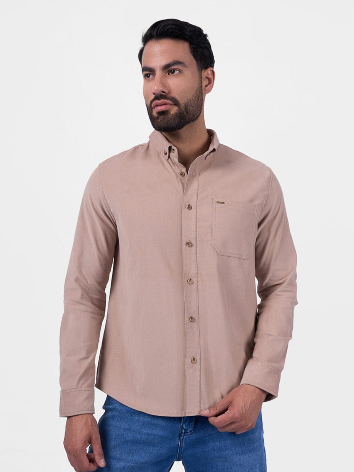 CAMISA MANGA LARGA HOMBRE BRONCO MIKE CORD - 1