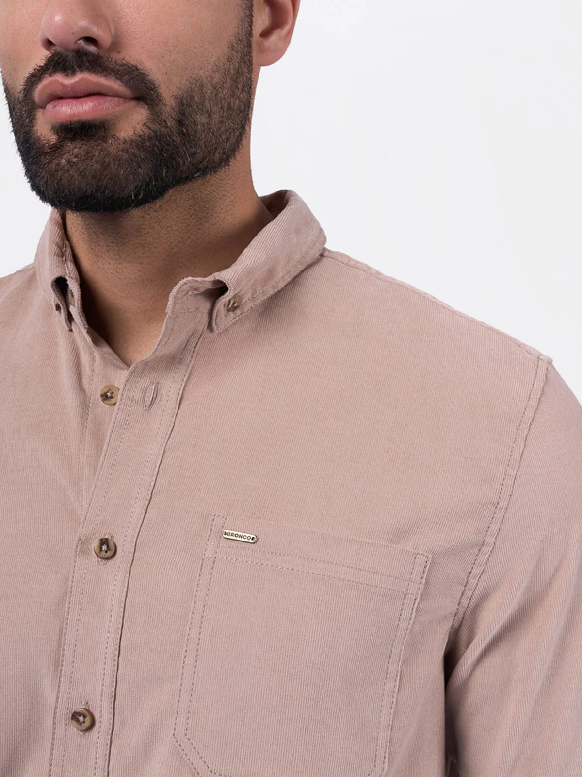 CAMISA MANGA LARGA HOMBRE BRONCO MIKE CORD - 3