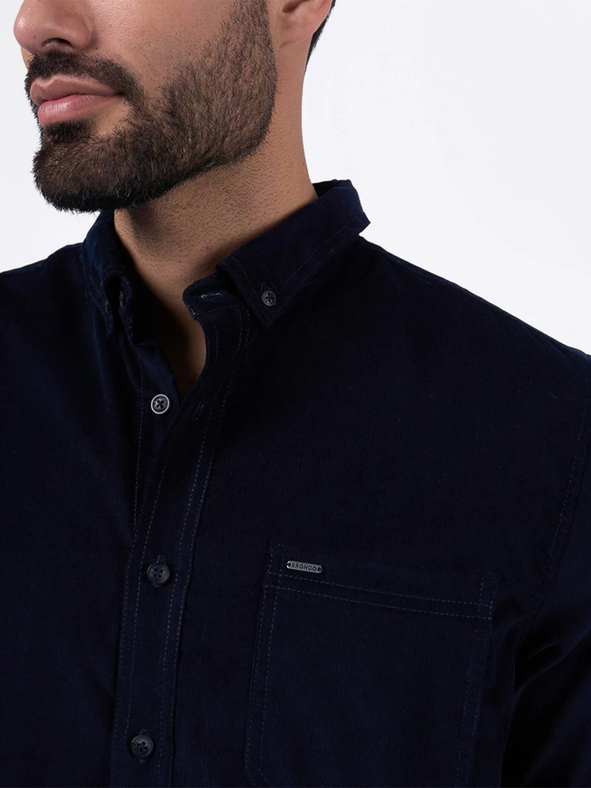 CAMISA MANGA LARGA HOMBRE BRONCO MIKE CORD - 3