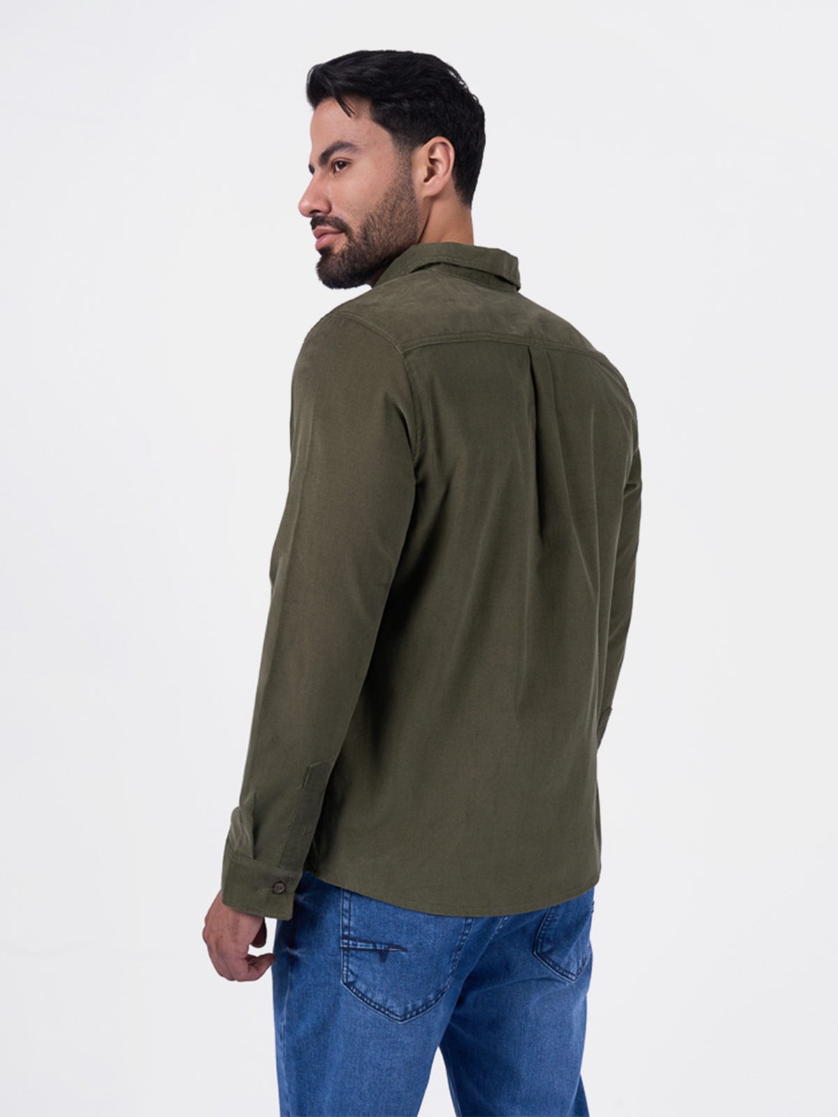 CAMISA MANGA LARGA HOMBRE BRONCO MIKE CORD - 2