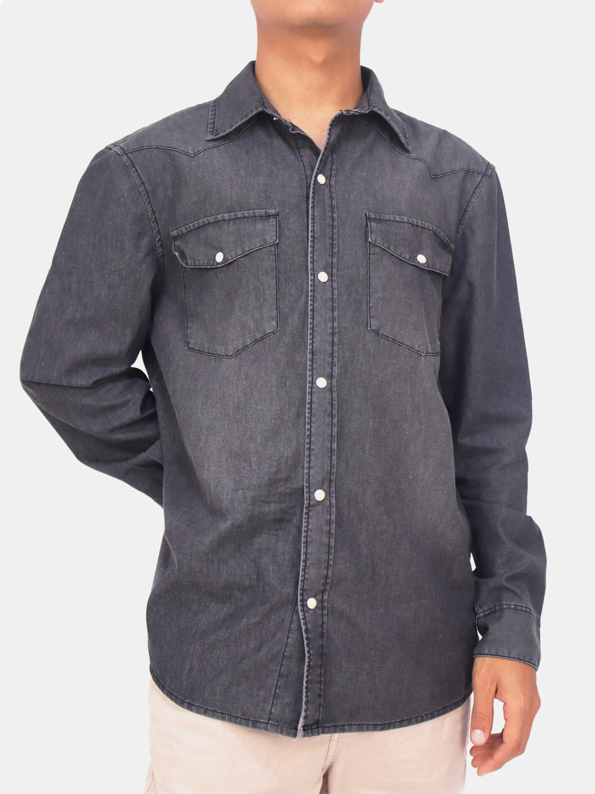 CAMISA MANGA LARGA HOMBRE KAYRA MAN DENIM - 1
