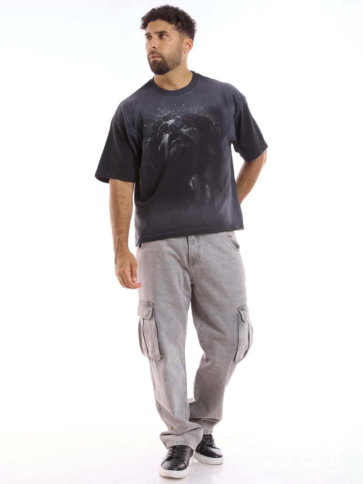 POLO MANGA CORTA BOXY FIT HOMBRE METAL JEANS JESUS - 5