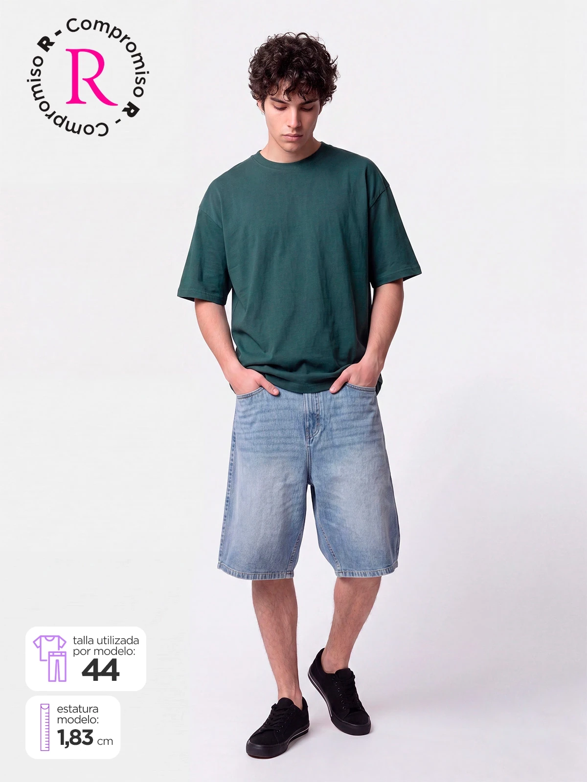 SHORT INDEX HOMBRE SKATER - 1