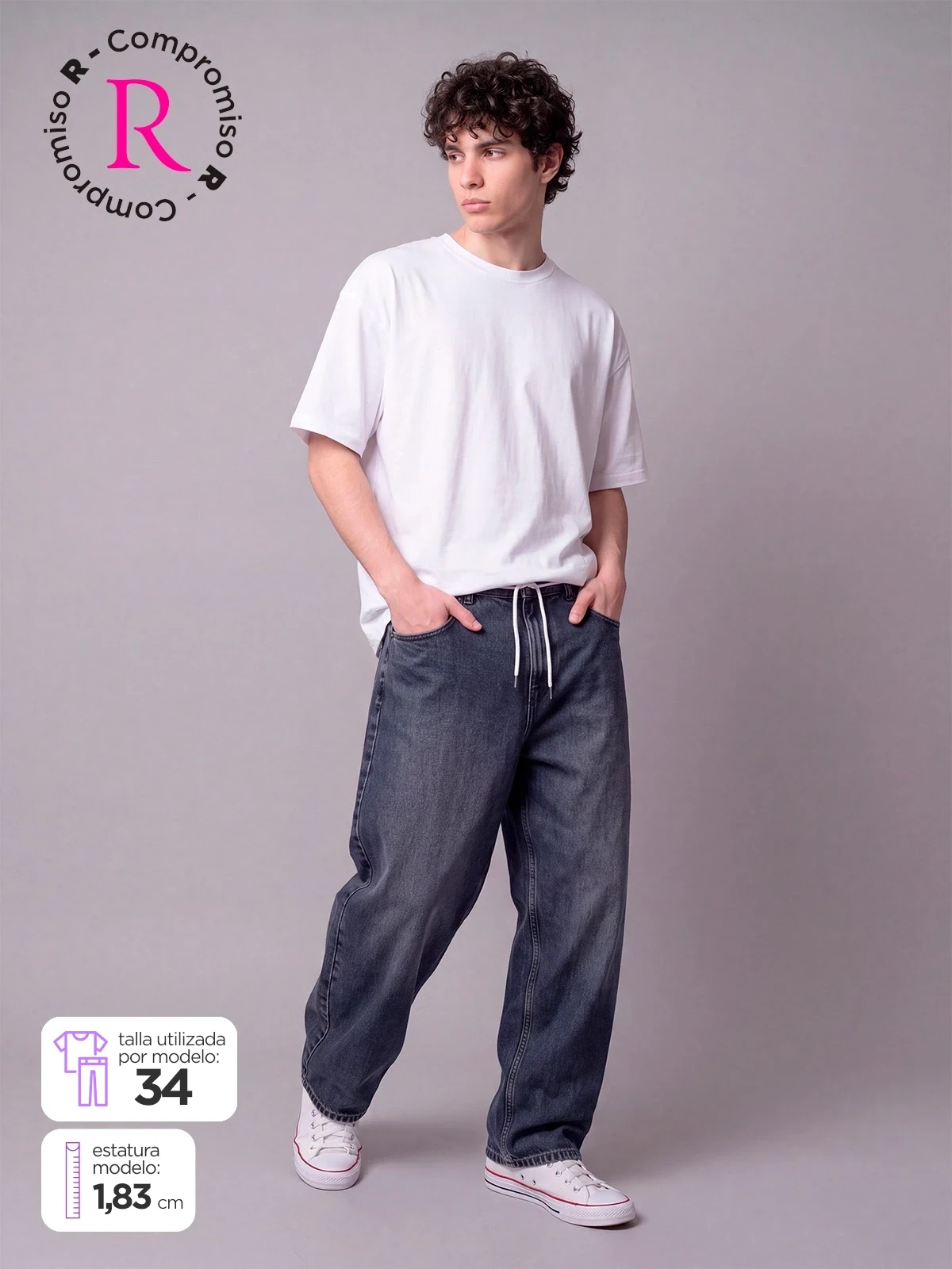 JEANS ALGODÓN HOMBRE INDEX - 1