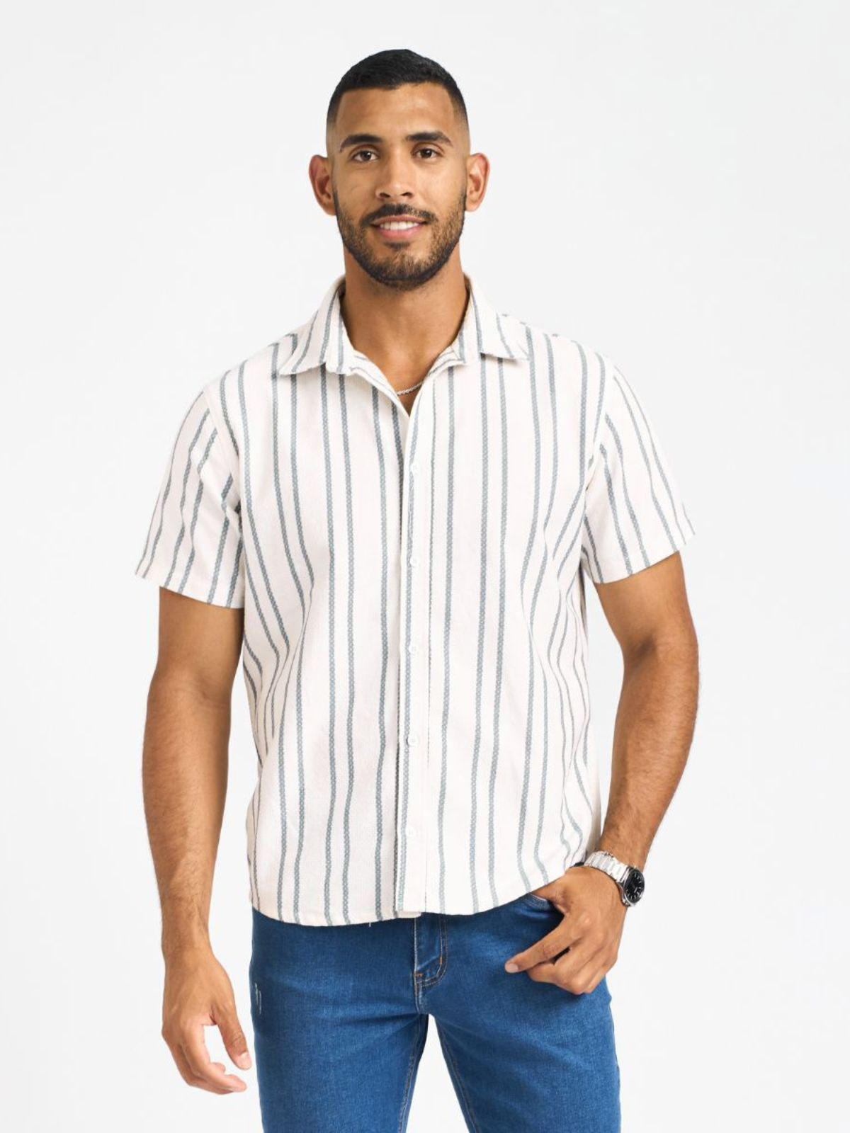 CAMISA MANGA CORTA HOMBRE PARADA 111 JOHAN - 1