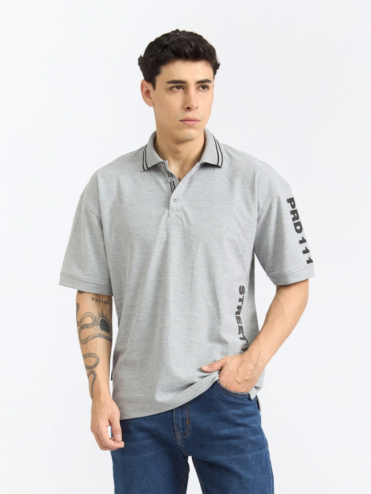 POLO MANGA CORTA HOMBRE PARADA 111 BALVIN - 1
