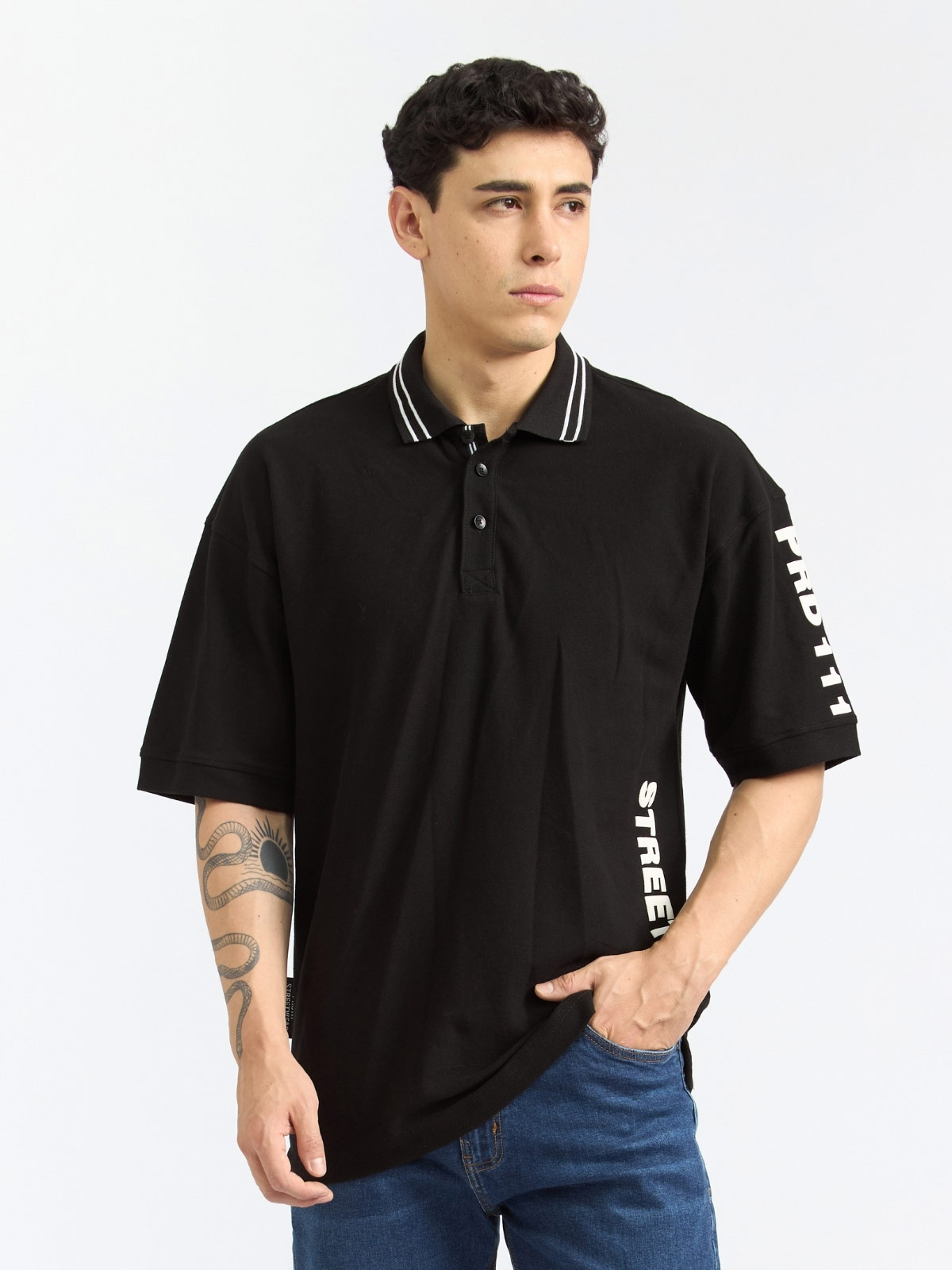 POLO MANGA CORTA HOMBRE PARADA 111 BALVIN - 3