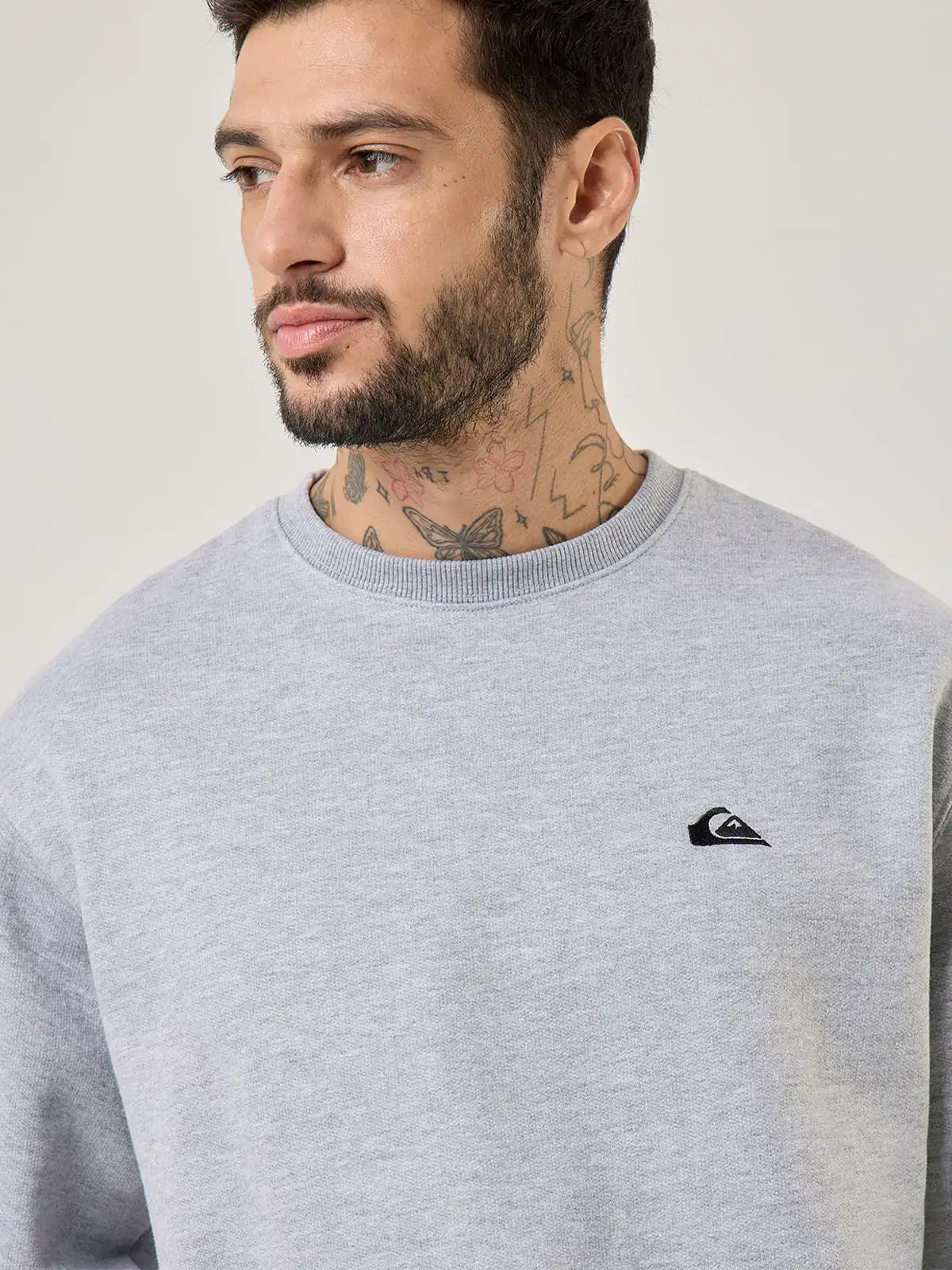 POLERA HOMBRE QUIKSILVER HOODIE BASCI CREW YOUNG MEN 2.0 - 4