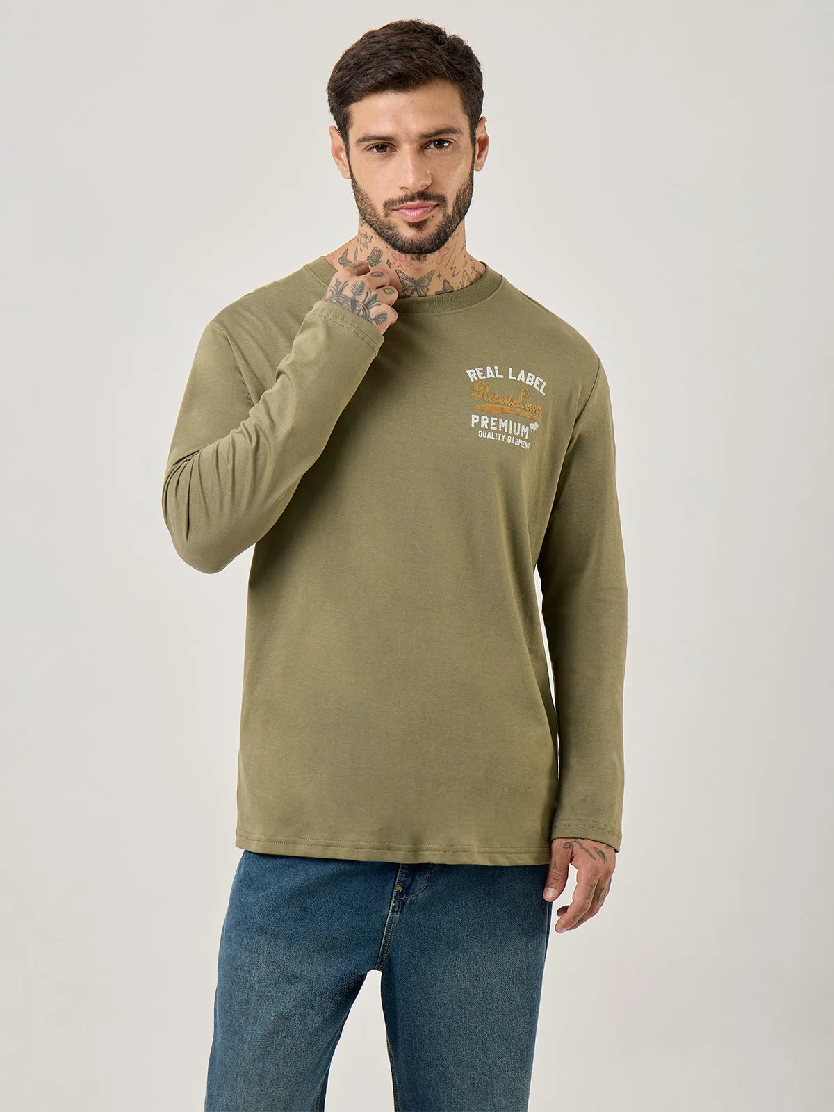 POLO MANGA LARGA HOMBRE ROBERT LEWIS FACU - 1