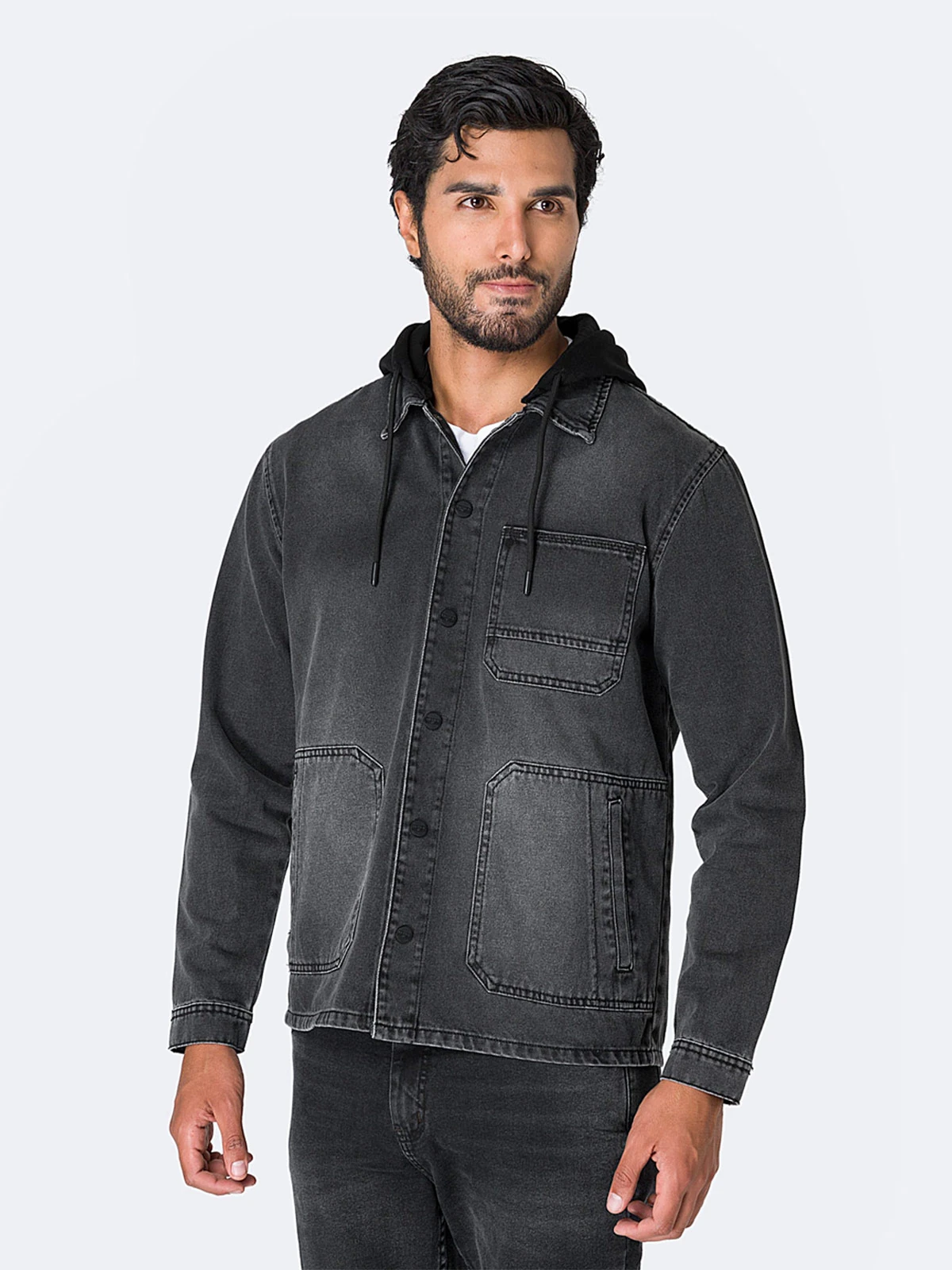 CAMISACO MANGA LARGA REGULAR FIT HOMBRE PIONIER BOGGS - 1