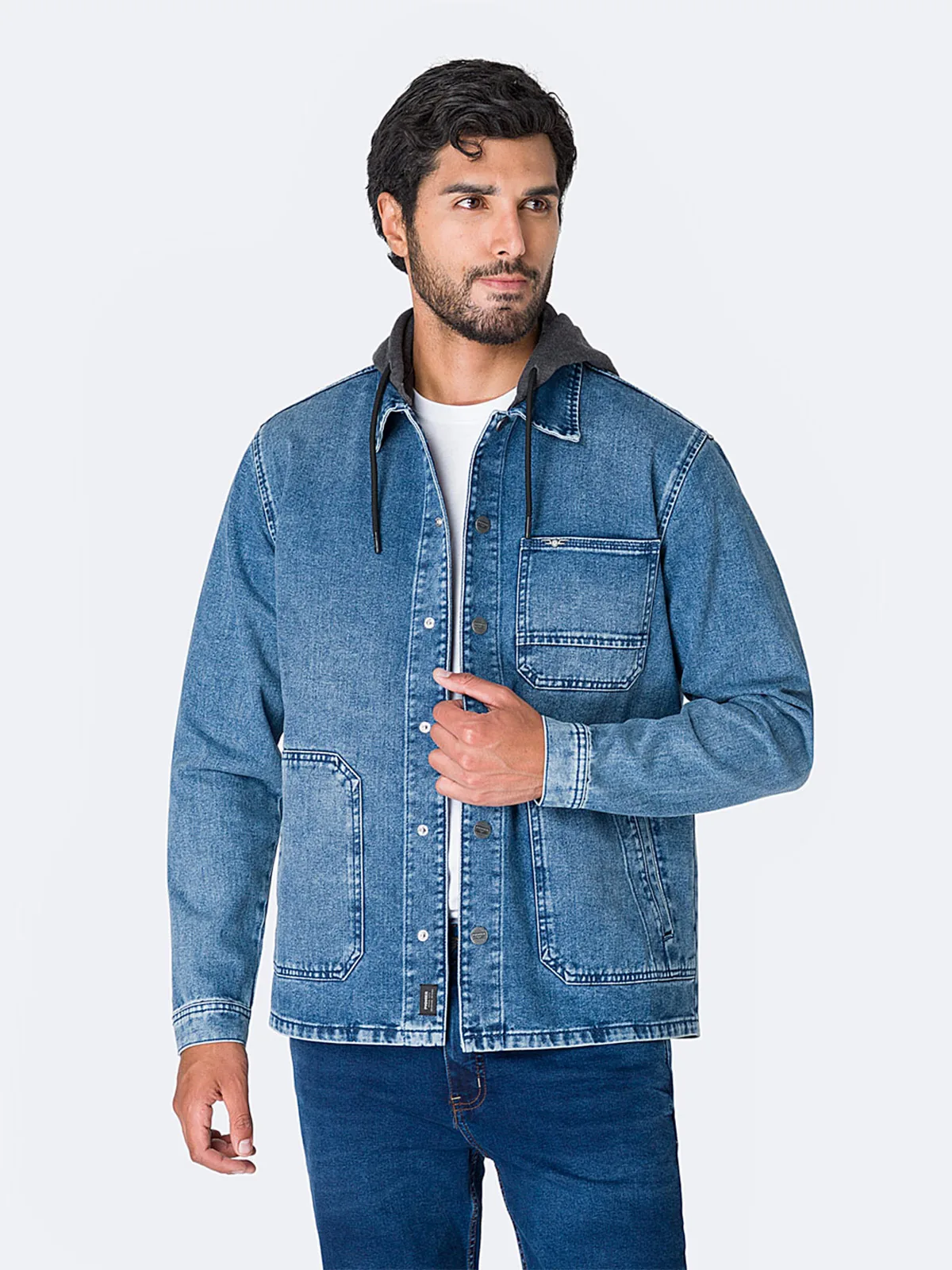 CAMISACO MANGA LARGA REGULAR FIT HOMBRE PIONIER BOGGS - 1
