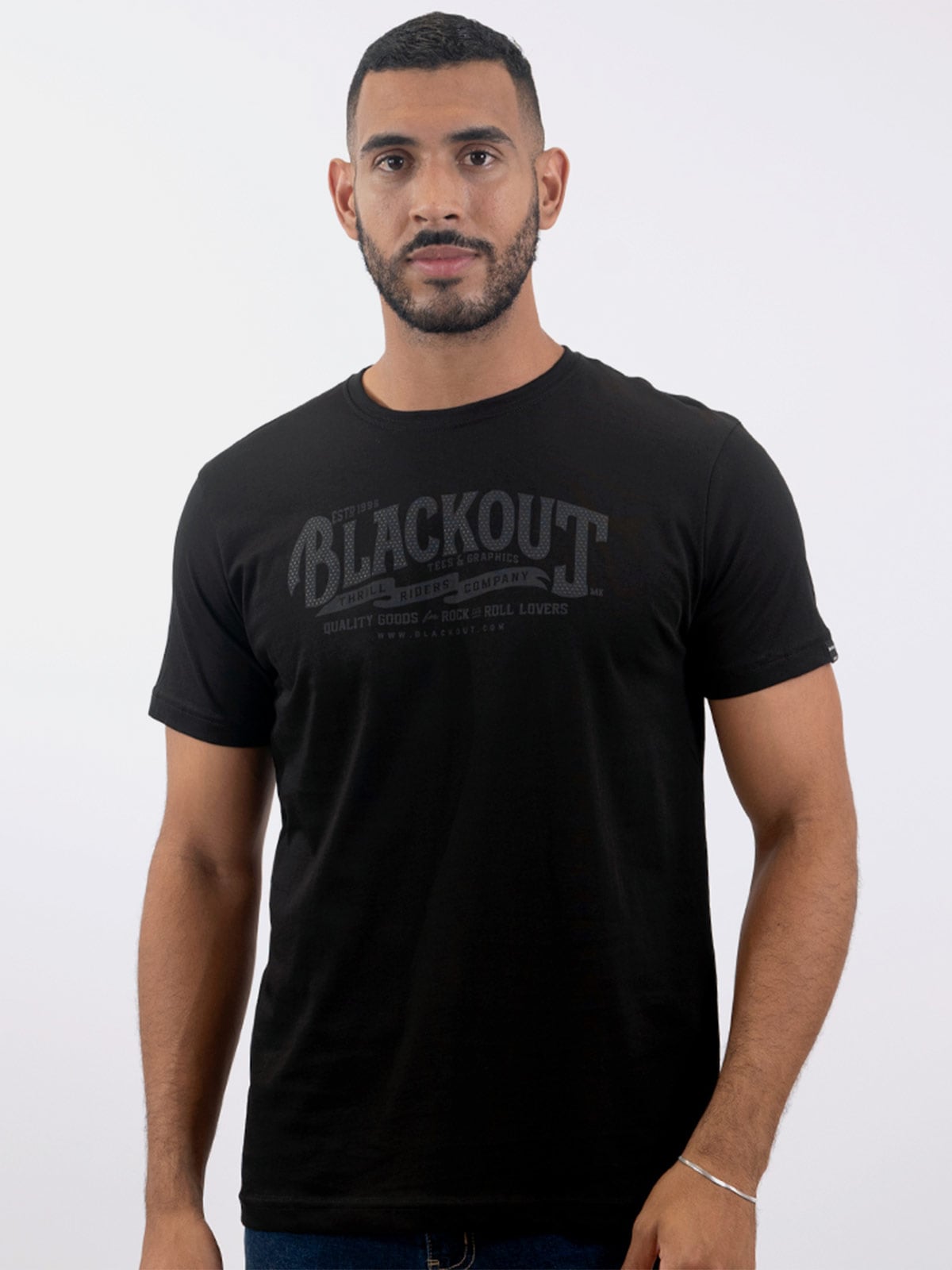 POLO MANGA CORTA ALGODÓN HOMBRE BLACKOUT BASICO 051 H25 - 1