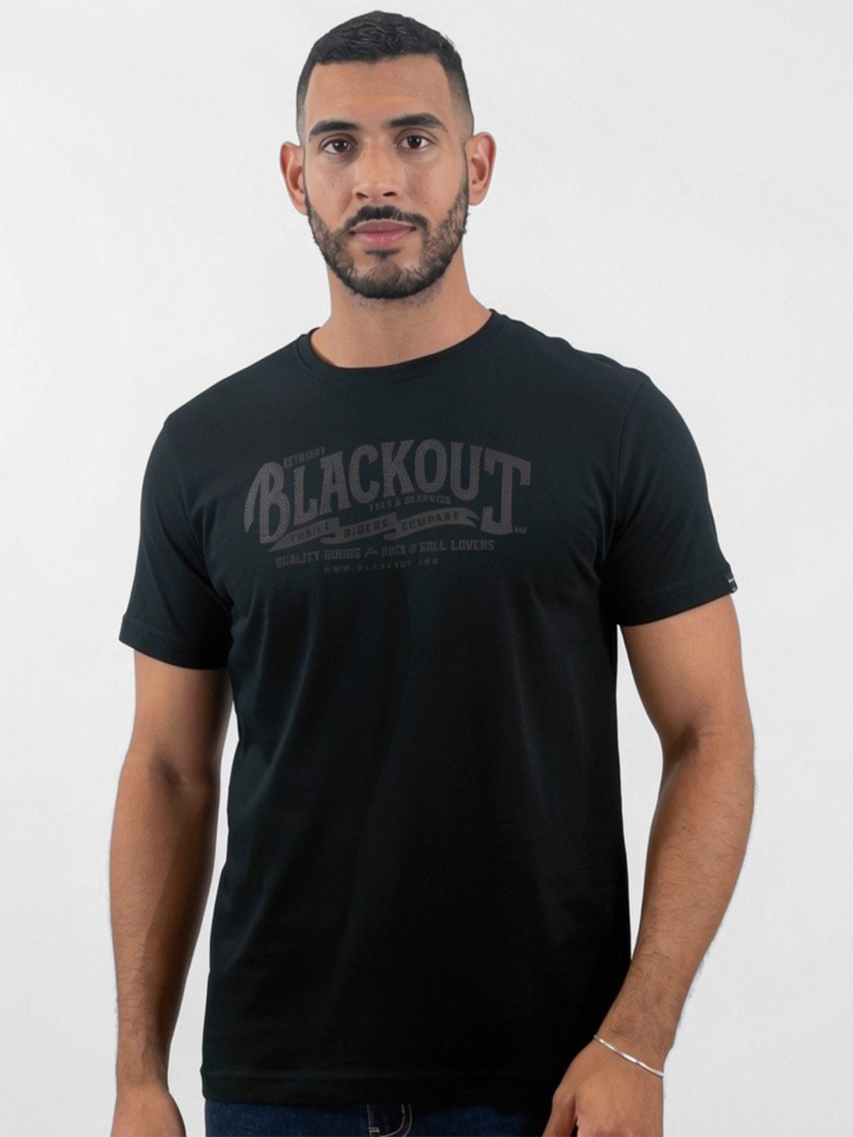 POLO MANGA CORTA ALGODÓN HOMBRE BLACKOUT BASICO 051 H25 - 1