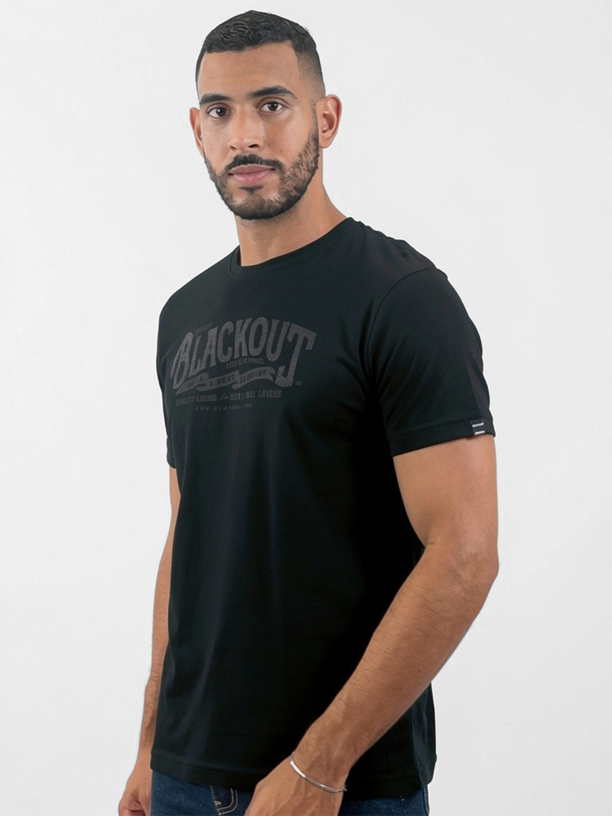 POLO MANGA CORTA ALGODÓN HOMBRE BLACKOUT BASICO 051 H25 - 3