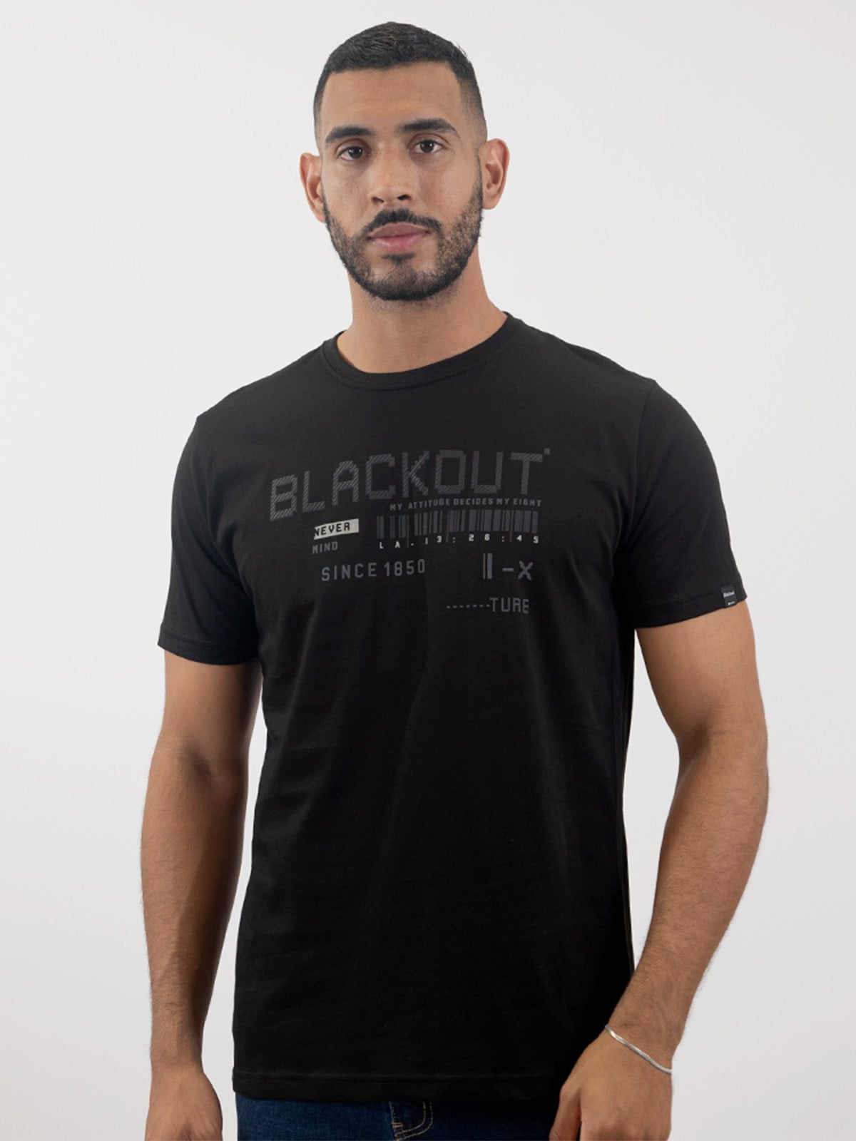 POLO MANGA CORTA ALGODÓN HOMBRE BLACKOUT BASICO 053 H25 - 1
