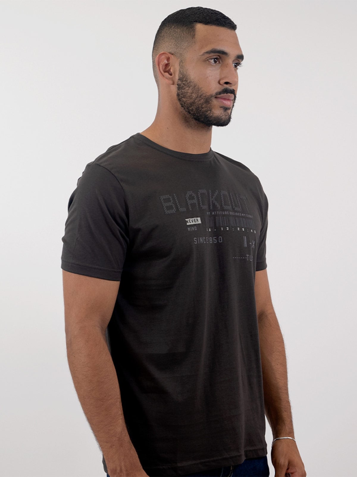 POLO MANGA CORTA ALGODÓN HOMBRE BLACKOUT BASICO 053 H25 - 2