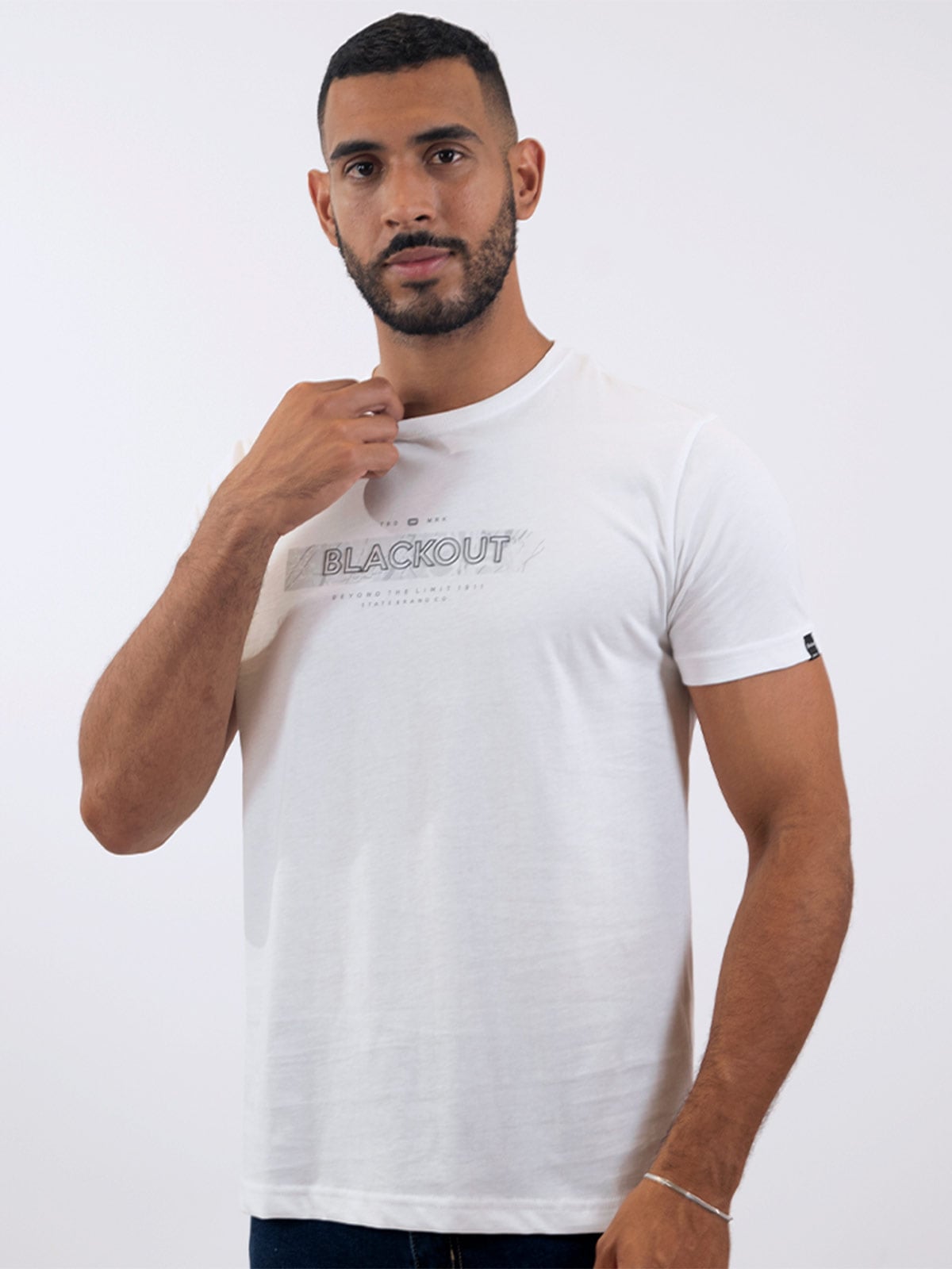 POLO MANGA CORTA ALGODÓN HOMBRE BLACKOUT BASICO 058 H26 - 1