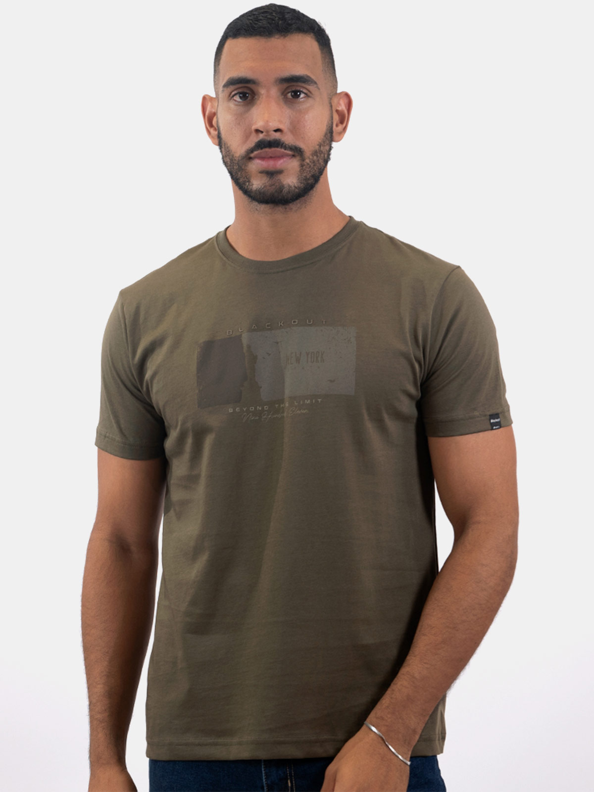 POLO MANGA CORTA ALGODÓN HOMBRE BLACKOUT BASICO 060 H26 - 1