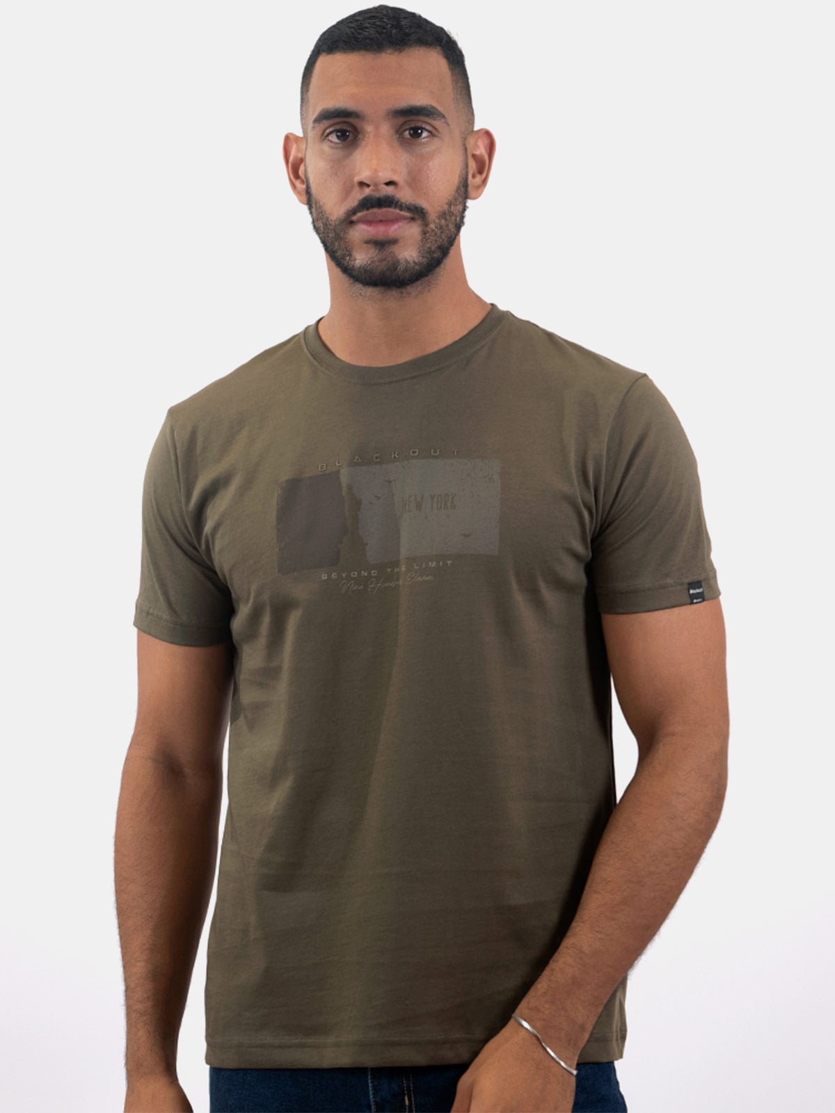 POLO MANGA CORTA ALGODÓN HOMBRE BLACKOUT BASICO 060 H26 - 1