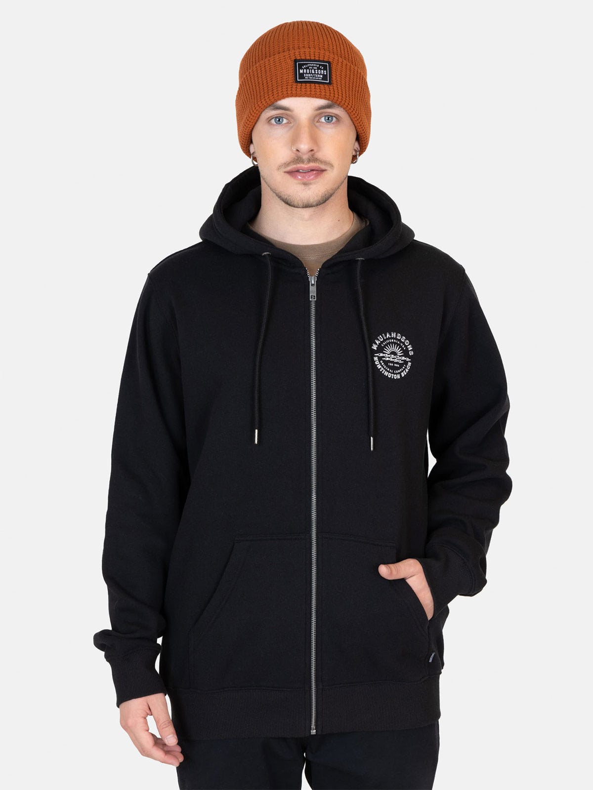 POLERA HOMBRE MAUI AND SONS FULL ZIPPER 5O498 - 1
