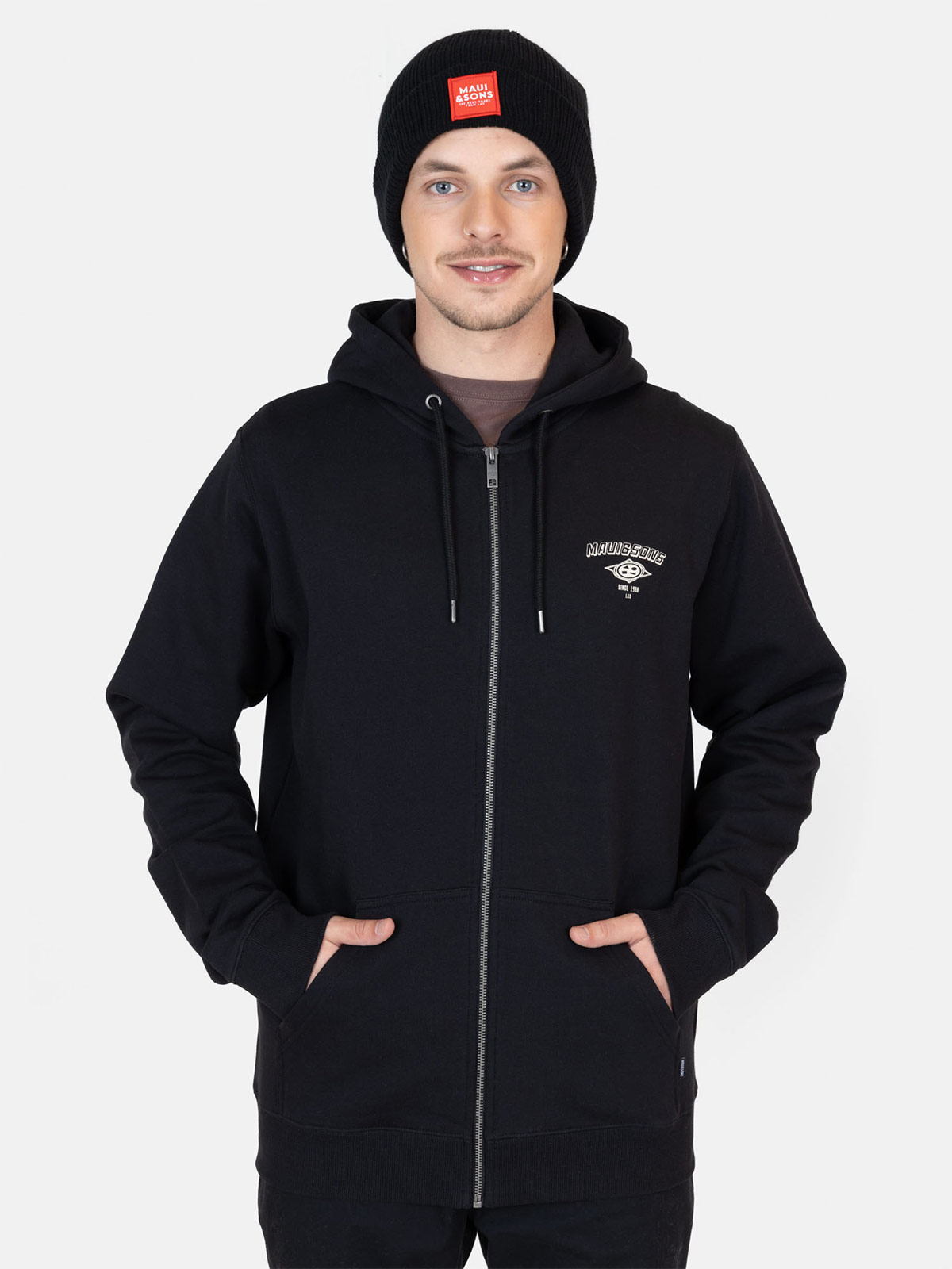 POLERA HOMBRE MAUI AND SONS FULL ZIPPER 5O502 - 1