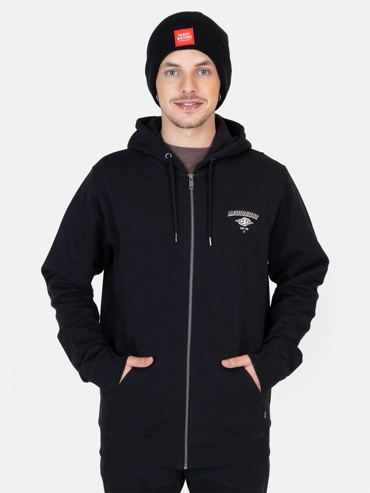 POLERA HOMBRE MAUI AND SONS FULL ZIPPER 5O502 - 1