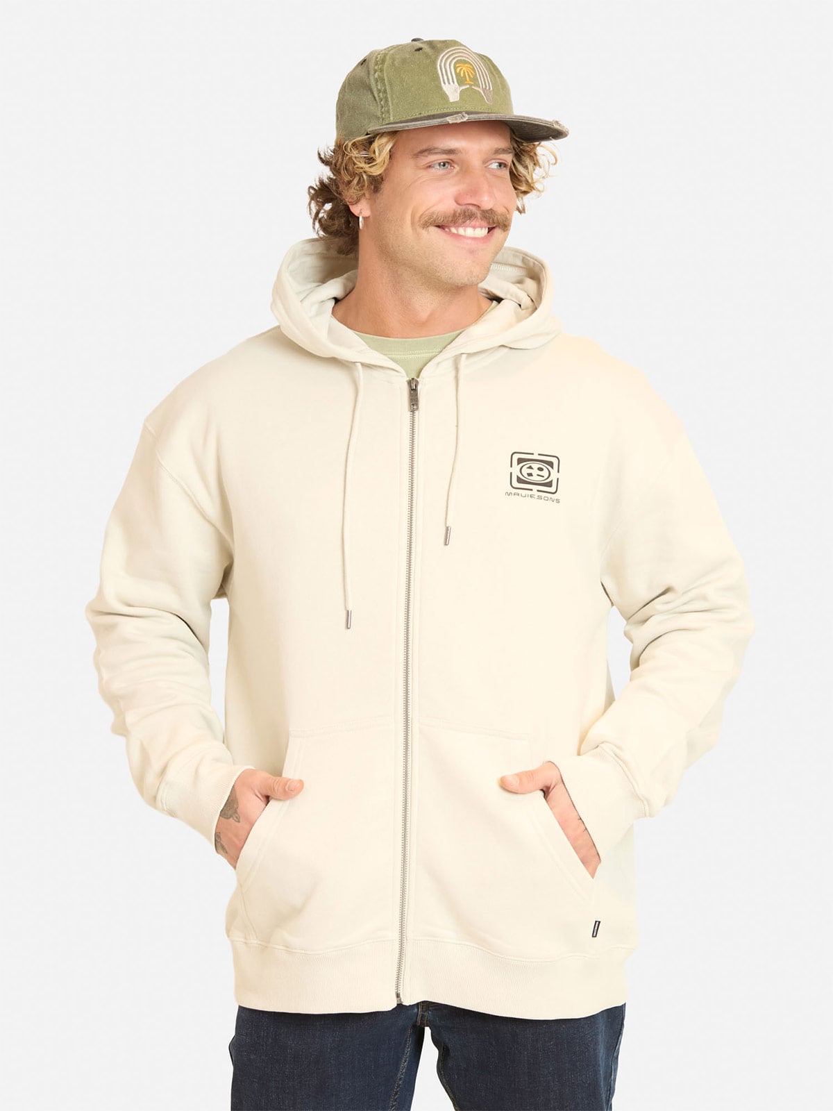 POLERA HOMBRE MAUI AND SONS FULL ZIPPER 5O224 - 1