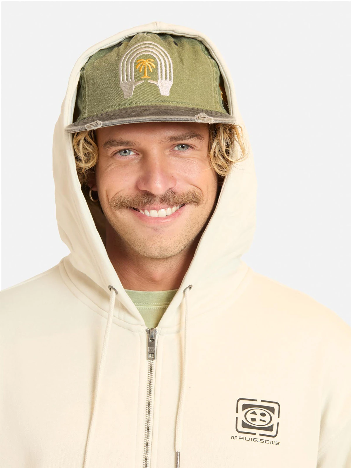 POLERA HOMBRE MAUI AND SONS FULL ZIPPER 5O224 - 3