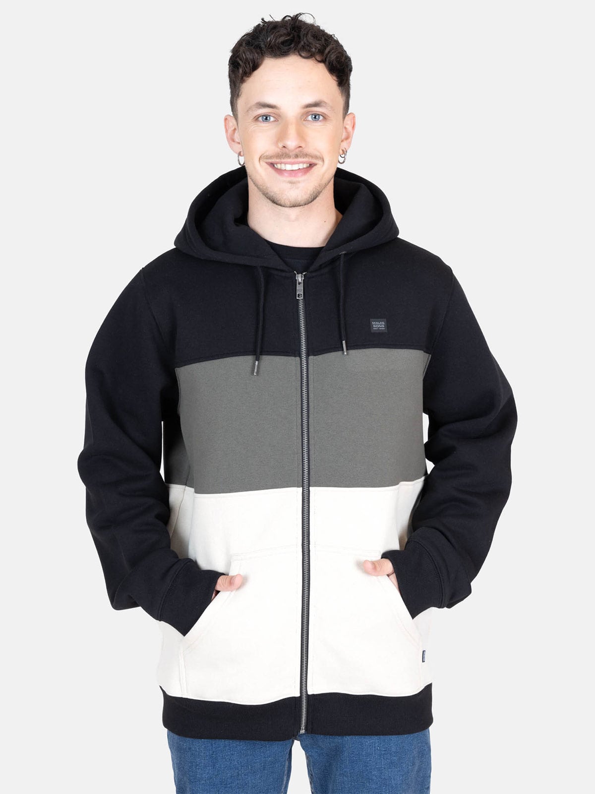 POLERA HOMBRE MAUI AND SONS FULL ZIPPER 5O272 - 1