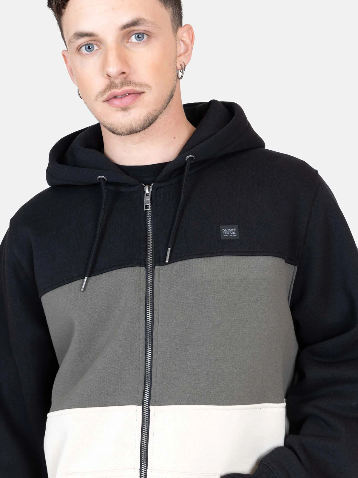 POLERA HOMBRE MAUI AND SONS FULL ZIPPER 5O272 - 3