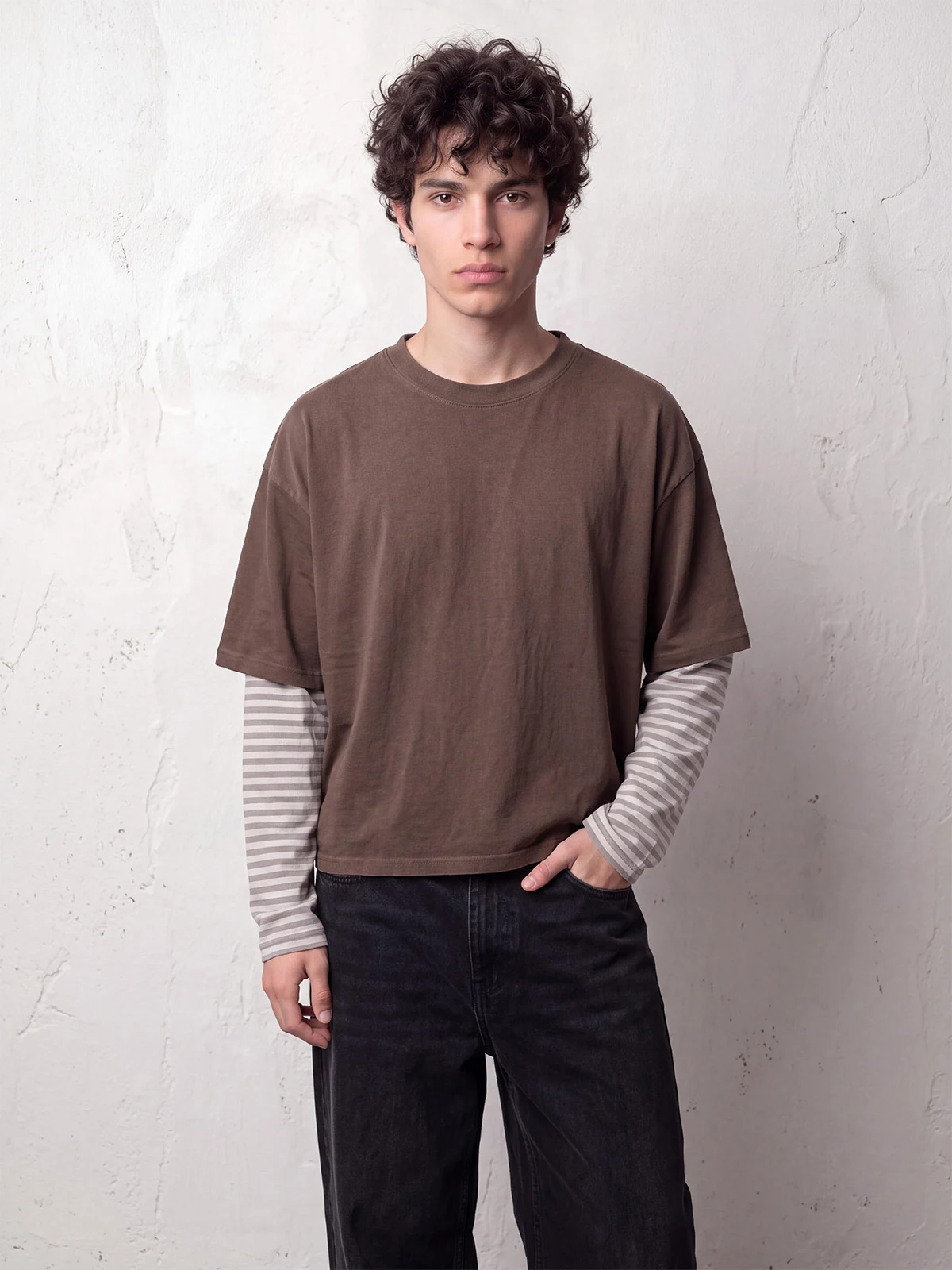 POLO MANGA LARGA ALGODÓN HOMBRE INDEX BOXY FIT - 1