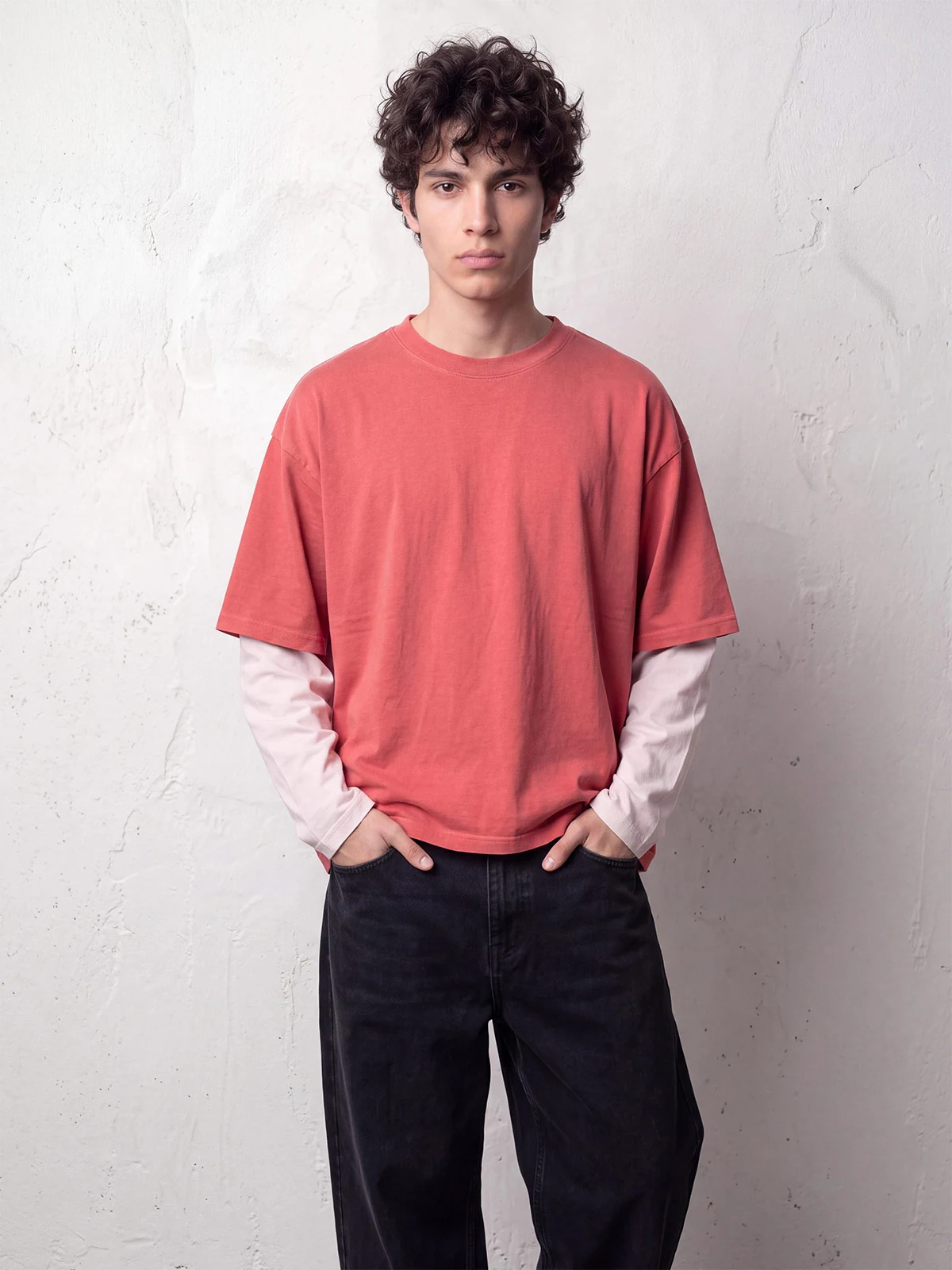 POLO MANGA LARGA ALGODÓN HOMBRE INDEX BOXY FIT - 1