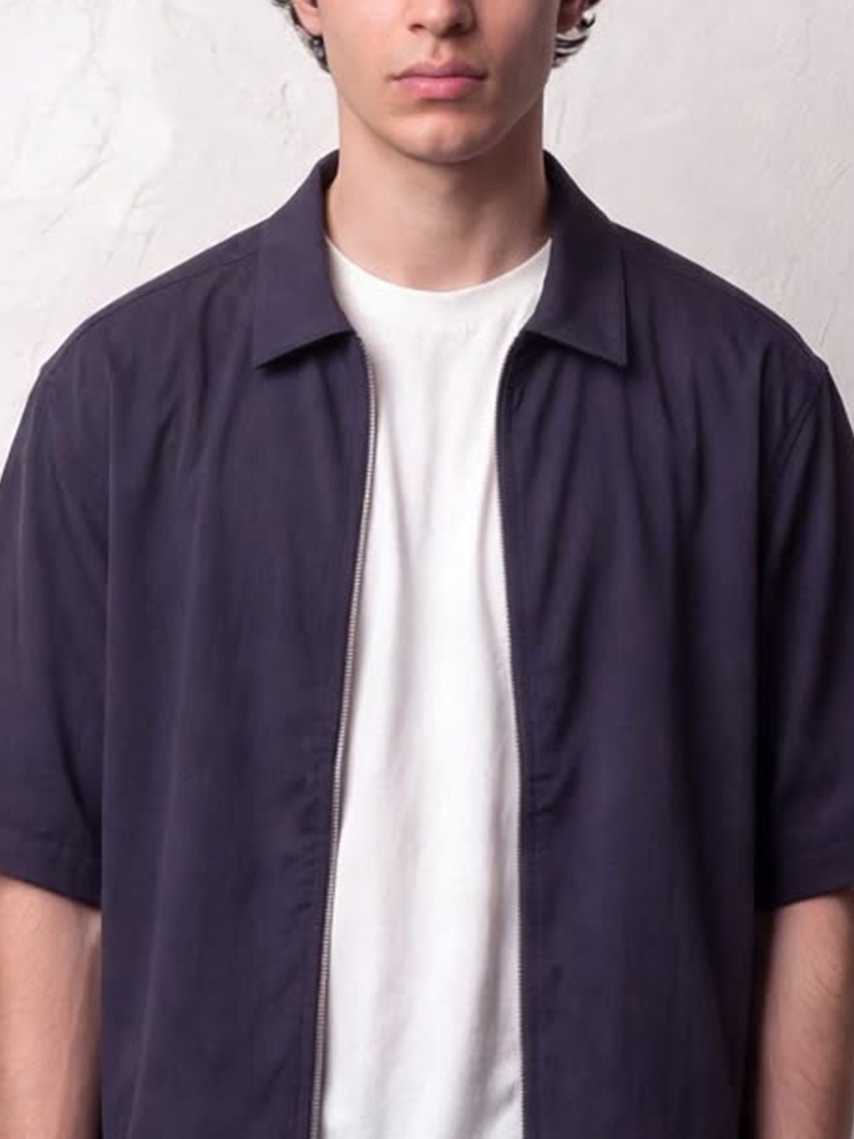 CAMISA MANGA CORTA HOMBRE INDEX RELAXED CON CIERRE - 3