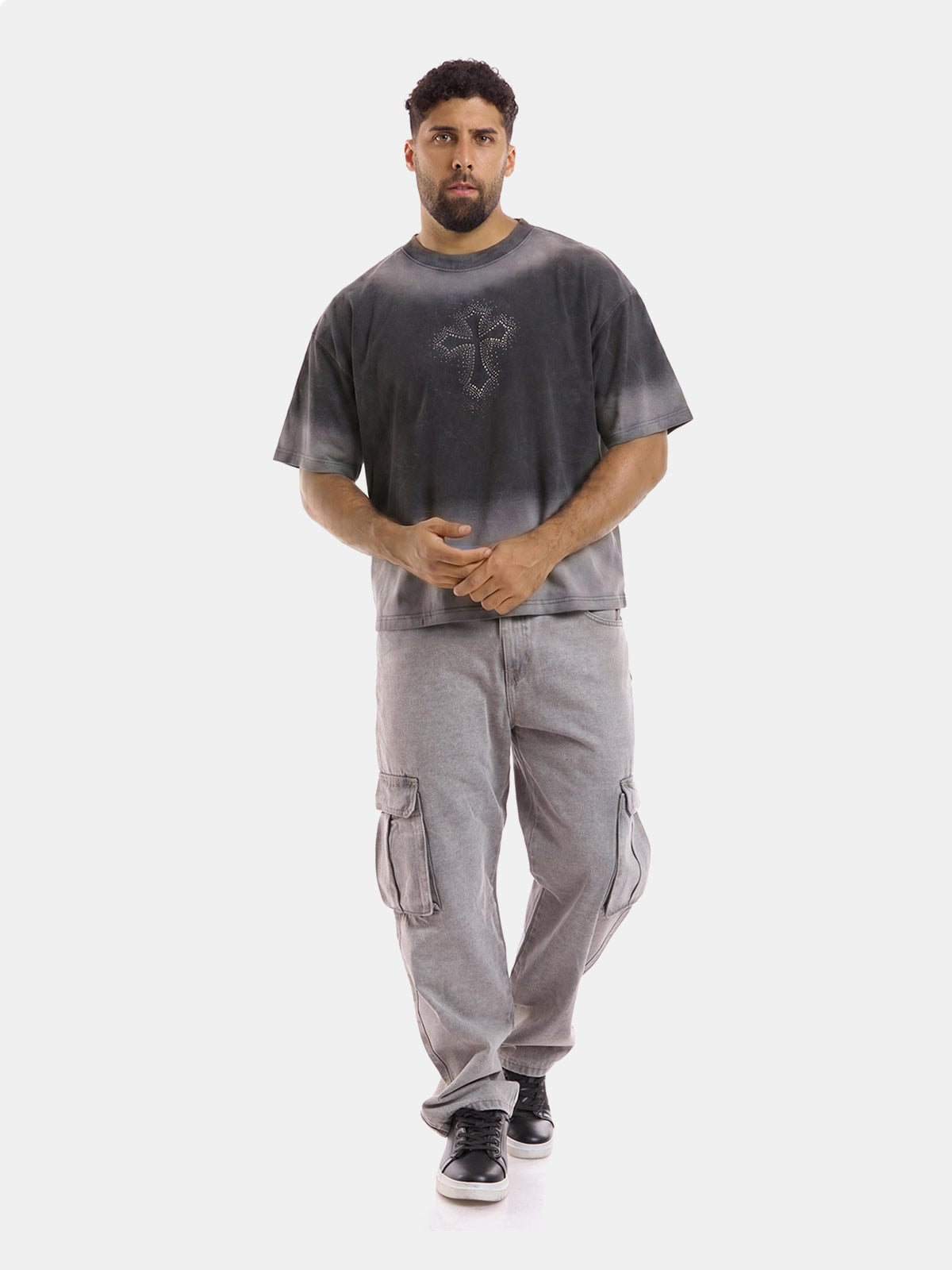 POLO MANGA CORTA BOXY FIT HOMBRE METAL JEAN AZPA METAL AZPA - 4