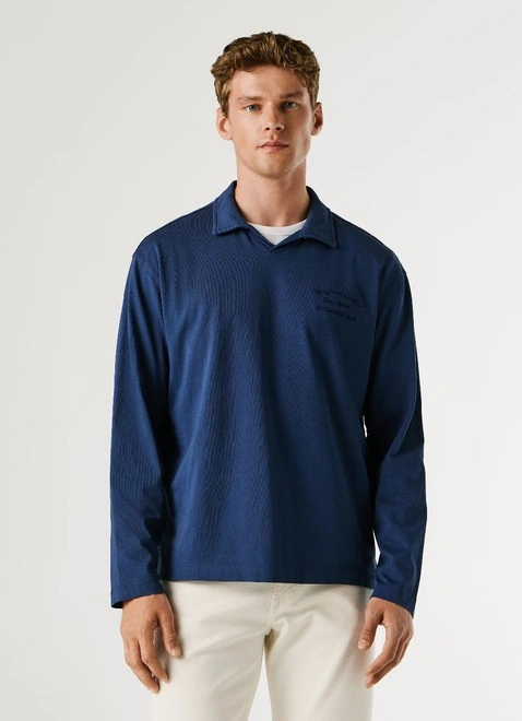 POLO MANGA LARGA ALGODÓN HOMBRE PEPE JEANS CYRIL - 1