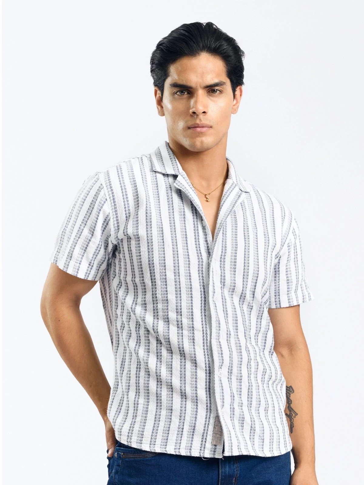 CAMISA MANGA CORTA HOMBRE PARADA 111 NEIRA - 1