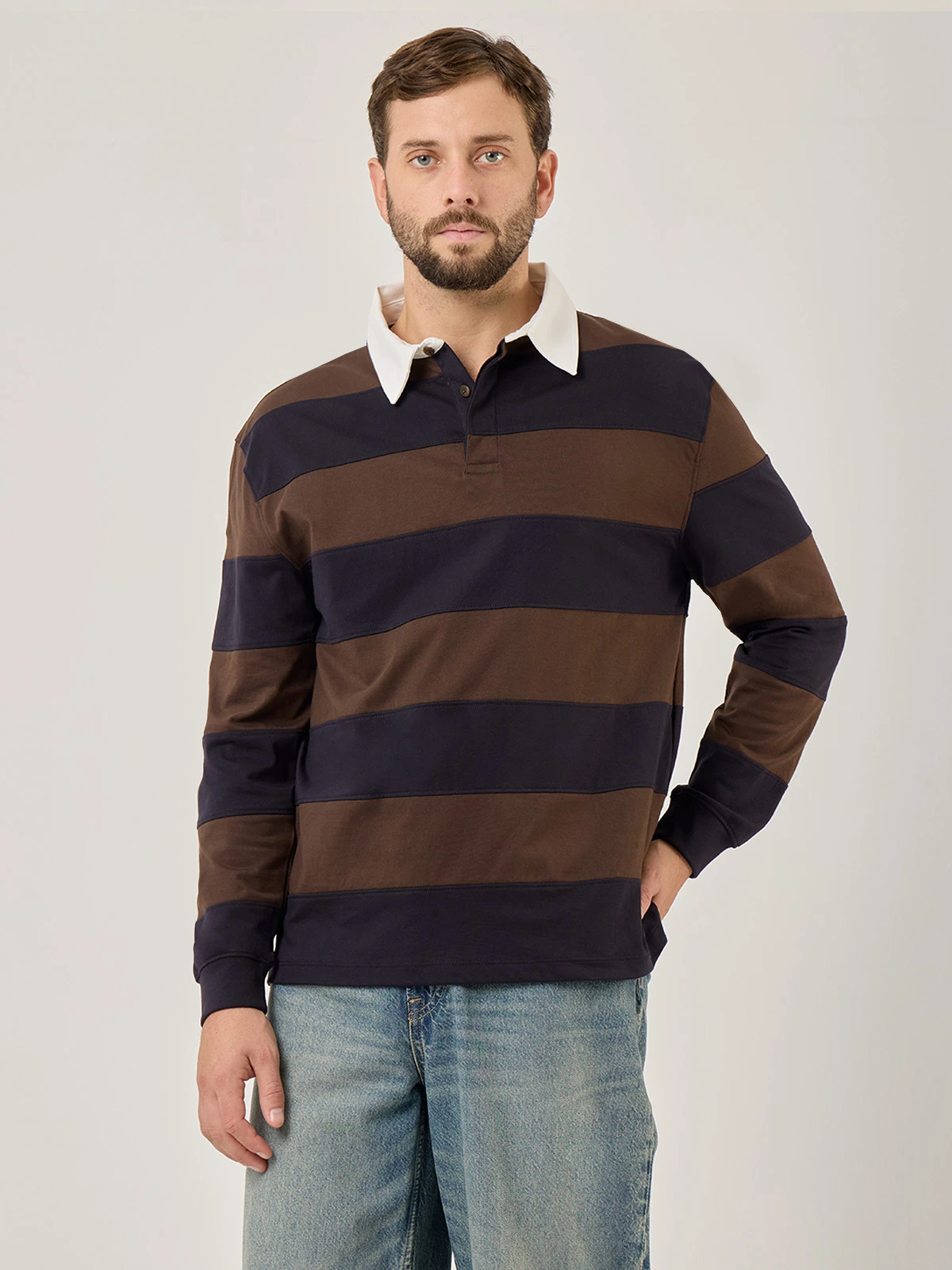 POLO MANGA LARGA HOMBRE INDEX - 1