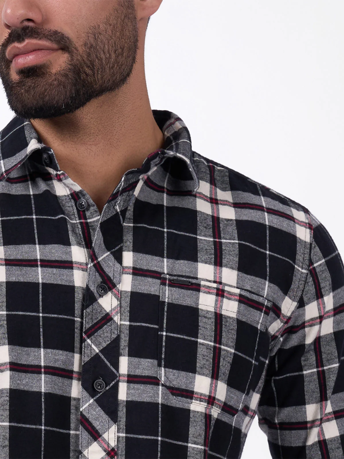 CAMISA MANGA LARGA ALGODÓN HOMBRE BRONCO VI DAVE - 3