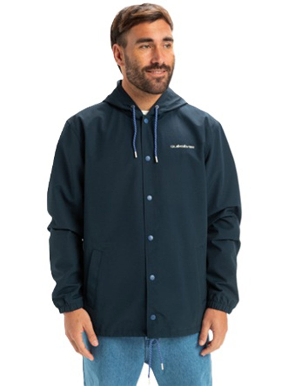 CASACA HOMBRE QUIKSILVER RAIN CLOUD HOODED COACH 2.0 - 1