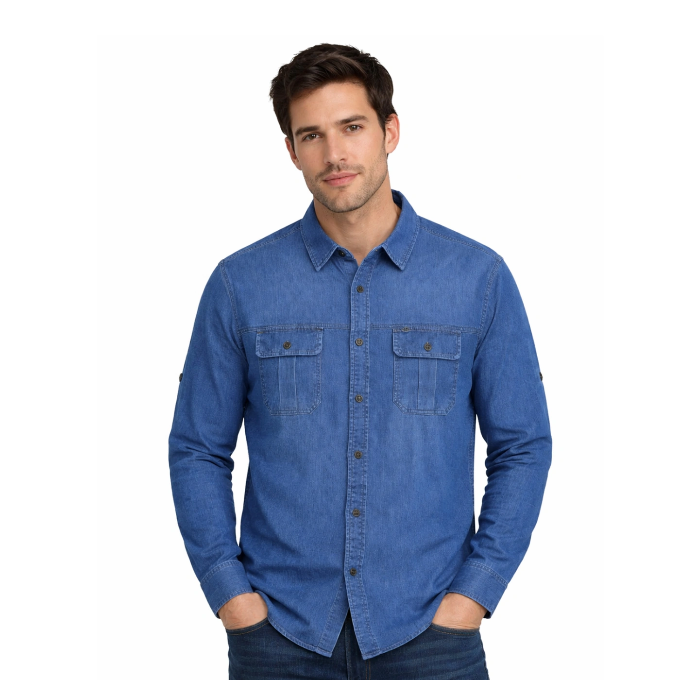 CAMISA MANGA LARGA HOMBRE KANSAS MEISON - 1