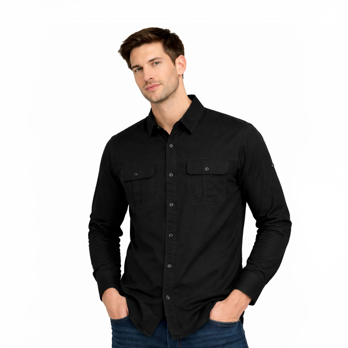 CAMISA MANGA LARGA HOMBRE KANSAS MEISON - 1