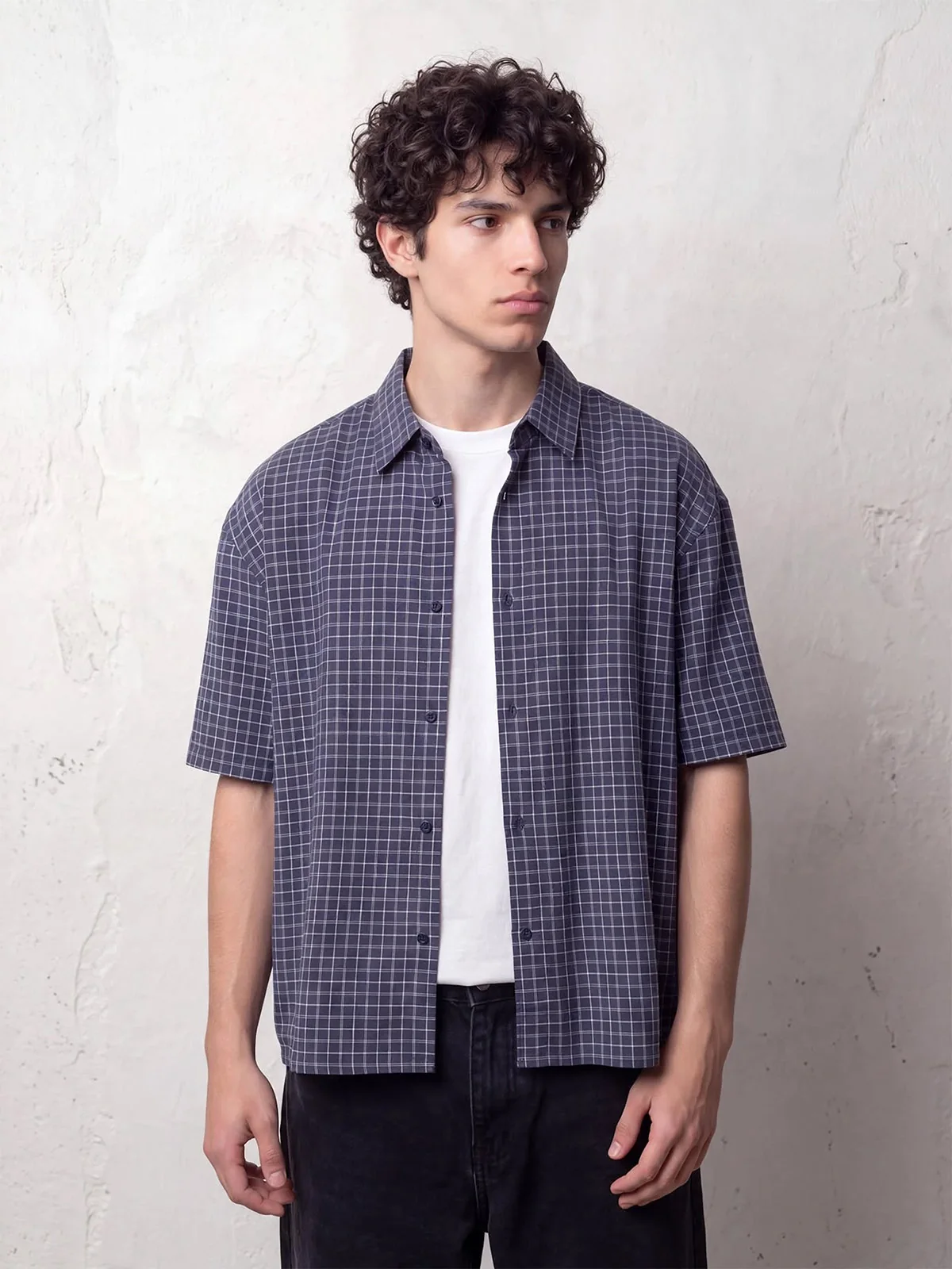 CAMISA MANGA LARGA ALGODON HOMBRE INDEX BOXY - 1